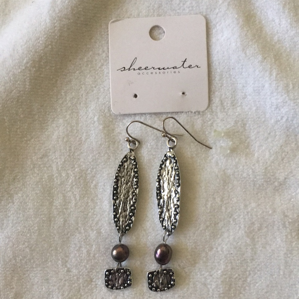 Sheerwater Long Earrings NWT